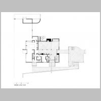 Richard Meier, Maidman House, photo on architecture-history.org, Ground level plan.jpg